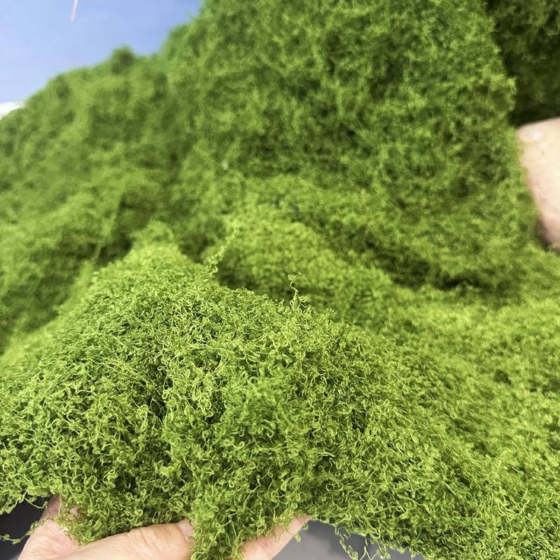 Artificial Woolly Moss Lawn for Indoor Landscaping and Decoration