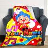 Plim Plim Customize Your Name Blanket Multi-purpose Customizable Blanket Comfortable Throw For Office Home Decor Picnics Bedding for All Occasions