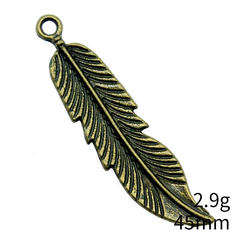 NewArrivals Charms Jewerly Making Feathers Leaf Charms Pendant Ornaments For Home Car Pendant