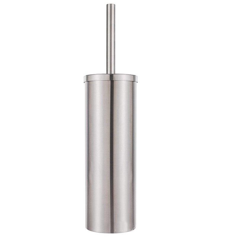 304 Stainless Steel Toilet Brush Holder Wall Mounted Bathroom Cleaning Tool No Dead Angle