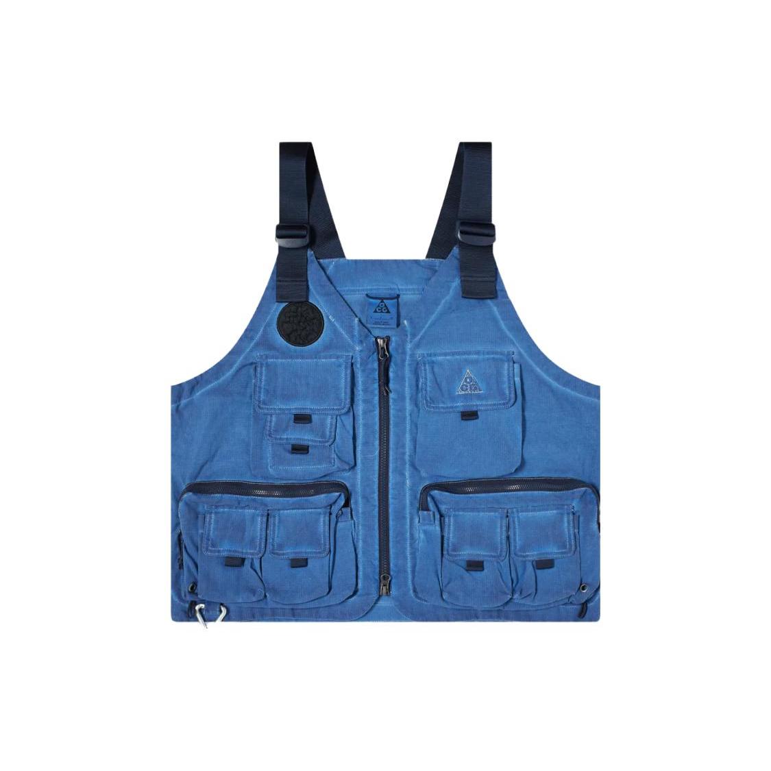 Nike Vests Men s Blue V neck Moderate Other CZ4000-492 M