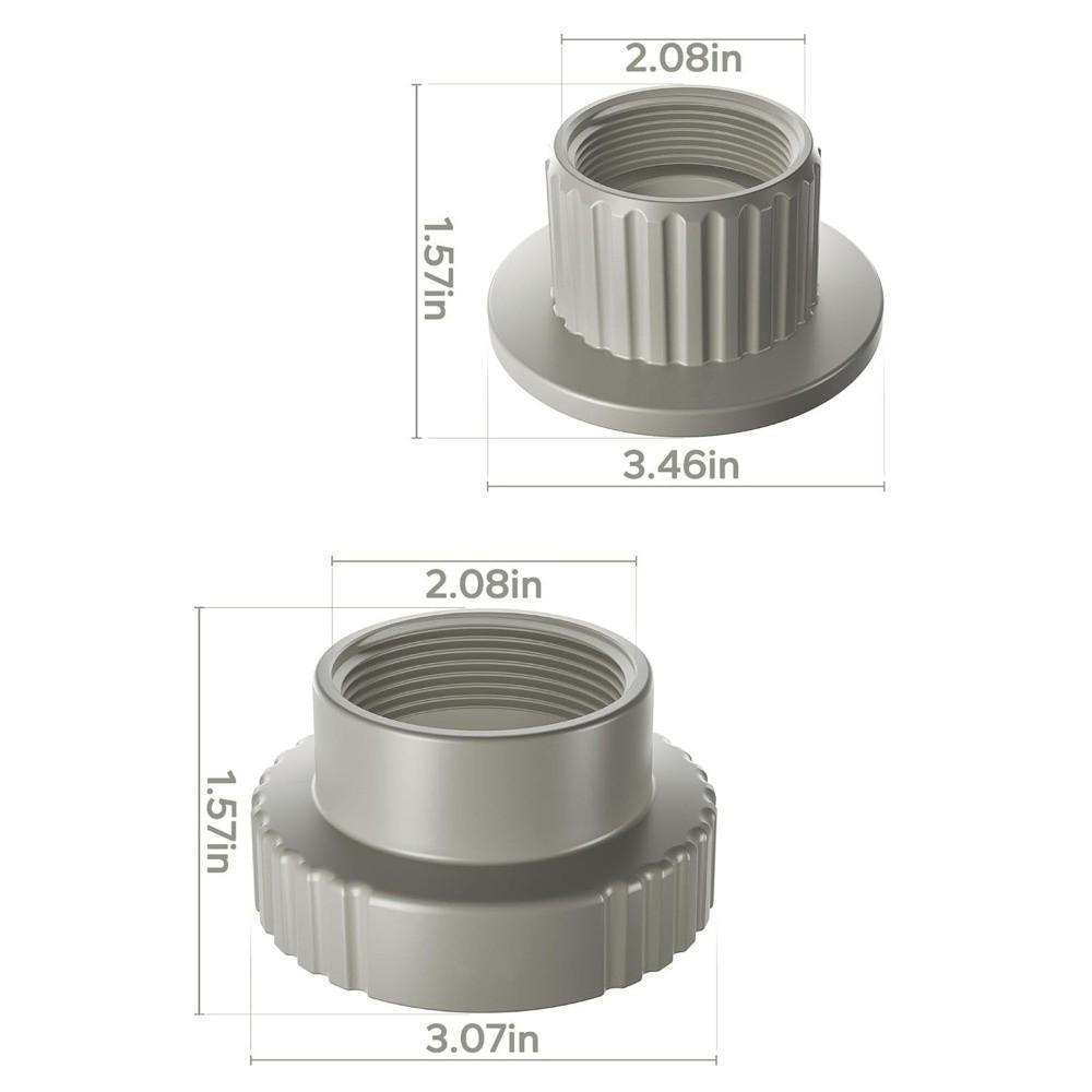 1 Set Easy Installation Fountain Adapter Set Fountain Connector Kit  Outdoor Pools