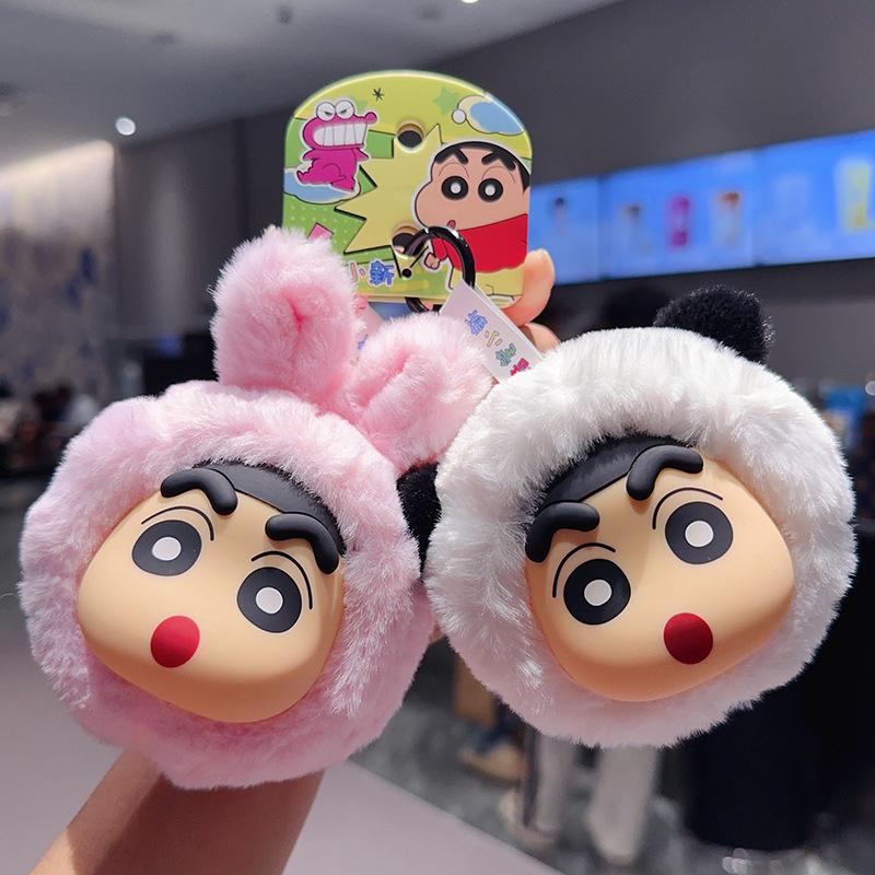 Crayon Shin-Chan Animal Disguise Plush Keychain - Adorable Cartoon Plush Bag Charm