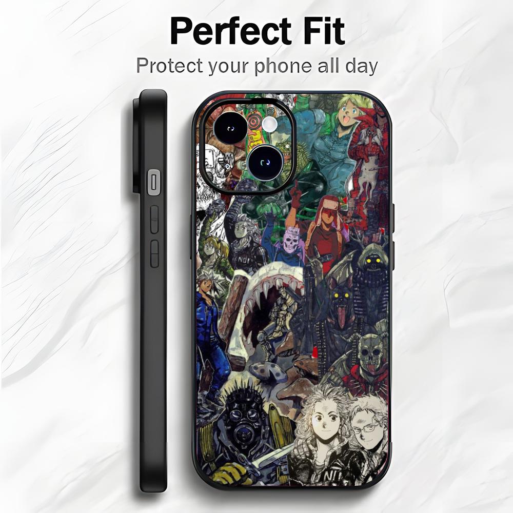 Dark Unique Anime D-Dorohedoro Phone Case Phone Case Soft Packaging Lightweight For iPhone17 16 15 14 13ProMax