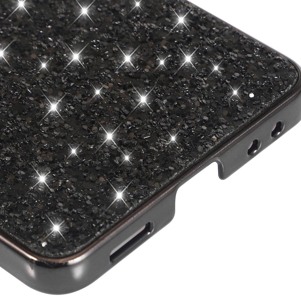 Für Samsung Galaxy Z Flip7 5G Hülle PC Glitzernde Glitzer Handy Rückseite