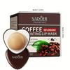 SADOER Kaffee Feuchtigkeitsspendende Lippenmaske für Lippenhautpflege Mildert Lippenfältchen Hydratisierend Nährende Lippenpflaster Lippenaufpolsterer