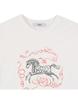 LAFELSORTOF Horse Printed Top