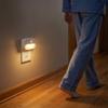 LED Night Light With Motion Sensor Light EU US Plug Socket Lamps Children Night Lights Wireless Wall Bedside Bedroom Night Lamp