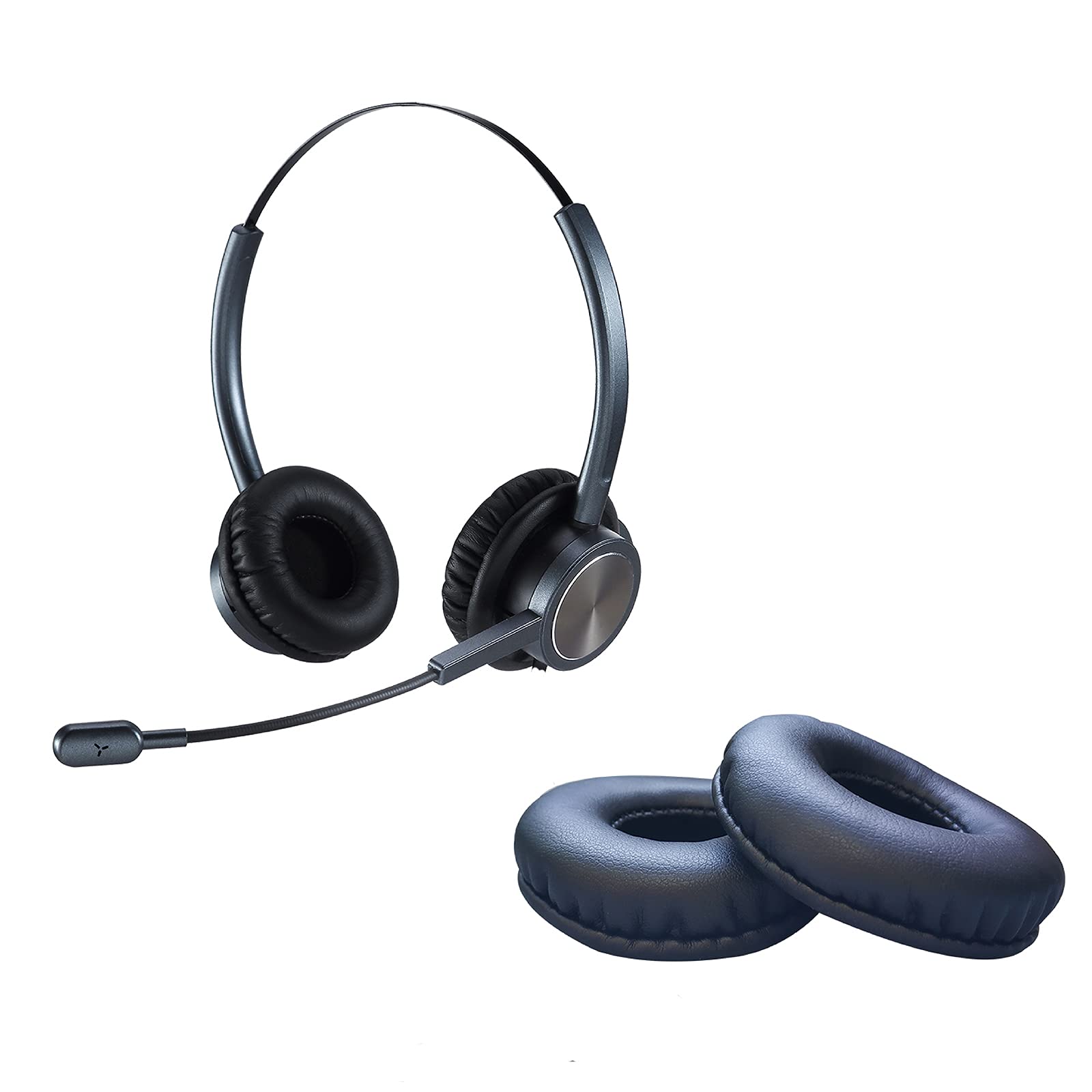 

VOPTECH USB Noise Model UC809D with Dedicated Ear for Remote Web Call Video Warranty for Qualified Invoice Headset, Binaural, Cancelling, Over-Ear,