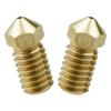 5/10pcs Brass Nozzle For Bambu Lab A1/ A1 Mini, 0.2 0.4 0.6 0.8mm 3D Printer Accessories for Bambulab A1 Mini 3d Printer