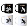Funny Bird Ceramic Mug Large Capacity Handmade Coffee Cup Decorative Humorous Tea Mug for Home Office