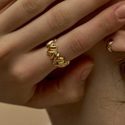 BEFORE MOONRISE Eternal Heart Ring GOLD SR304G