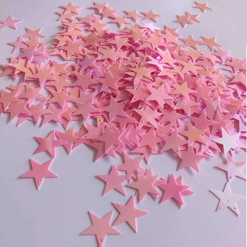 15g/Pack Iridescent Star Sequin With Perforated Laser Sequin For Clothing Earrings Pendant DIY Handmade Jewelry Accessories Decoration Supplies