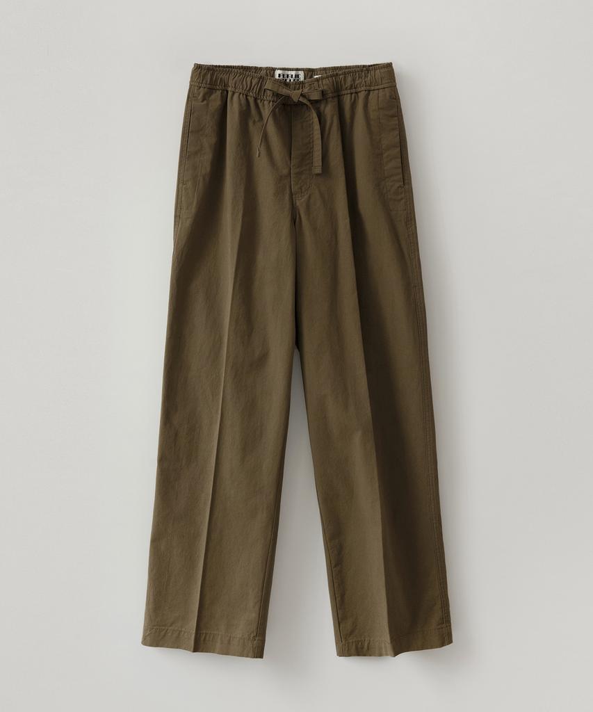 PUBLICFIGURE Cotton Paper Easy Pants_Khaki