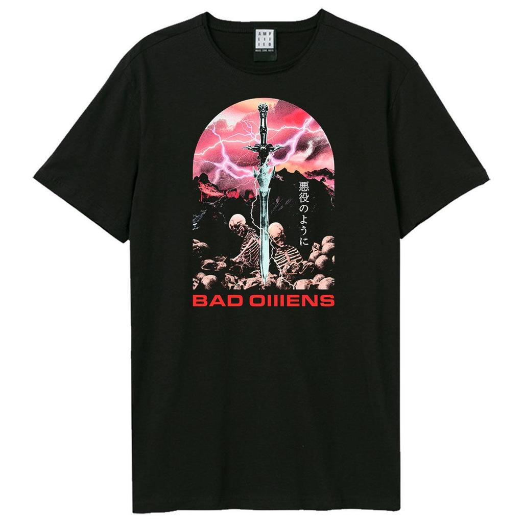 Amplified Unisex Adult Fantasy Sword Bad Omens T-Shirt