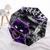 1pc Devil Run Automatic Open, Windproof, Compact Travel Umbrella, Gift for Birthday, Christmas, Business 93055