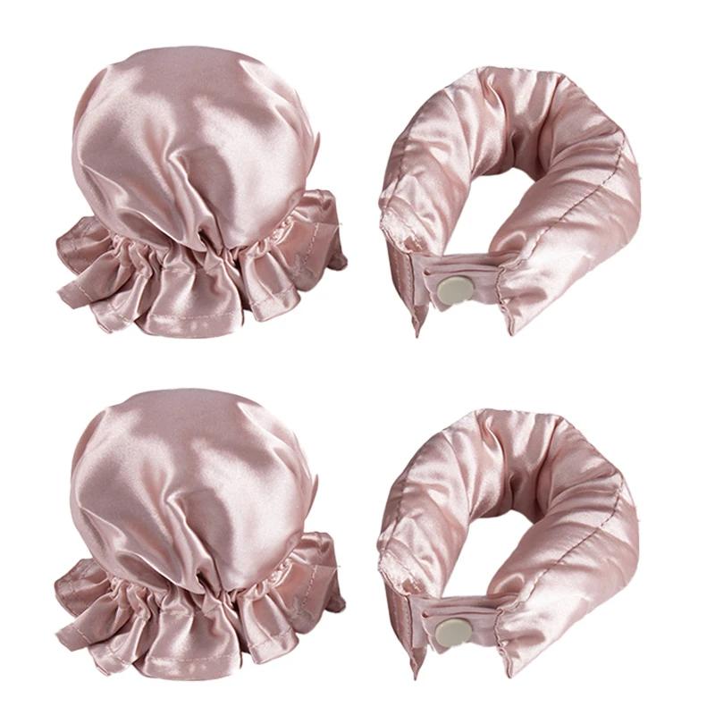 2/4 szt. Zestaw wałków do loków bez ciepła Bez ciepła Lokówka do włosów Jedwabne loki Miękkie wałki do włosów Opaska do spania Lokówki do włosów Narzędzia do stylizacji