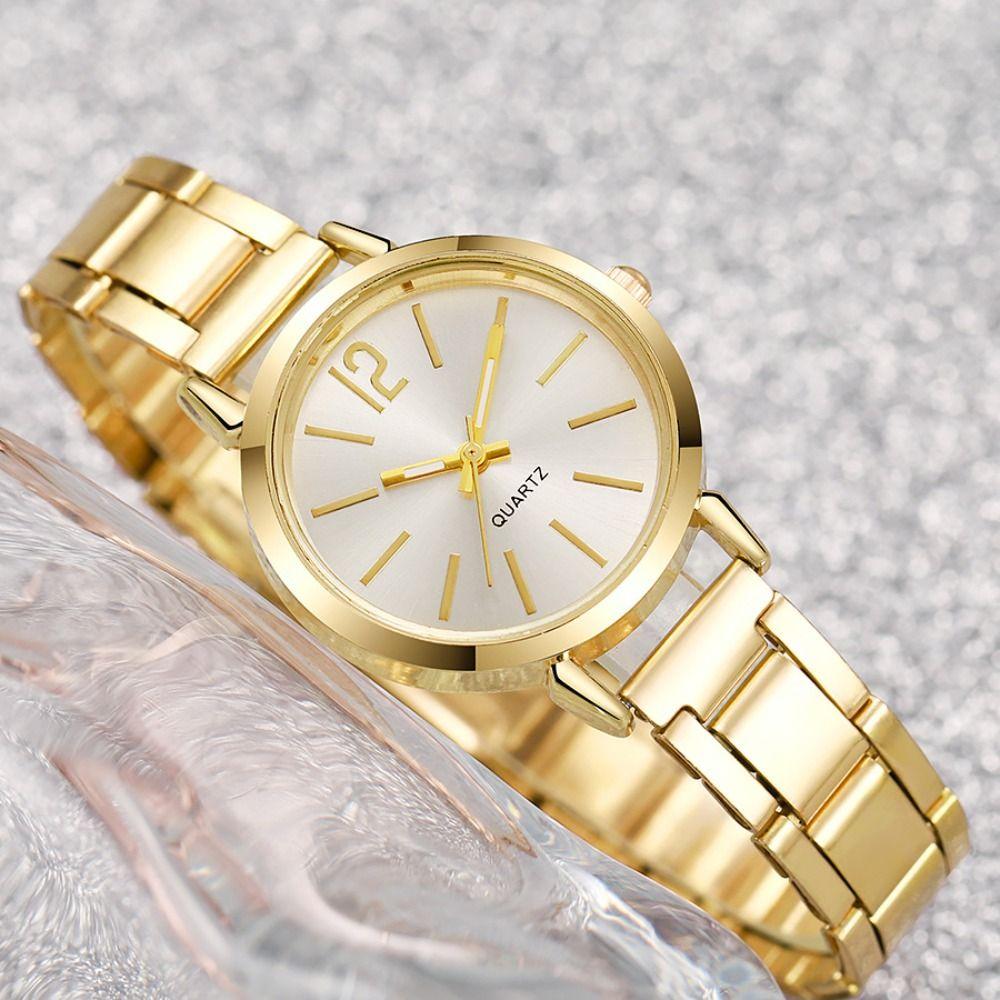 Folding buckle Quartz Watches Stainless Steel Strap Watch Hot Women Wristwatch  Women