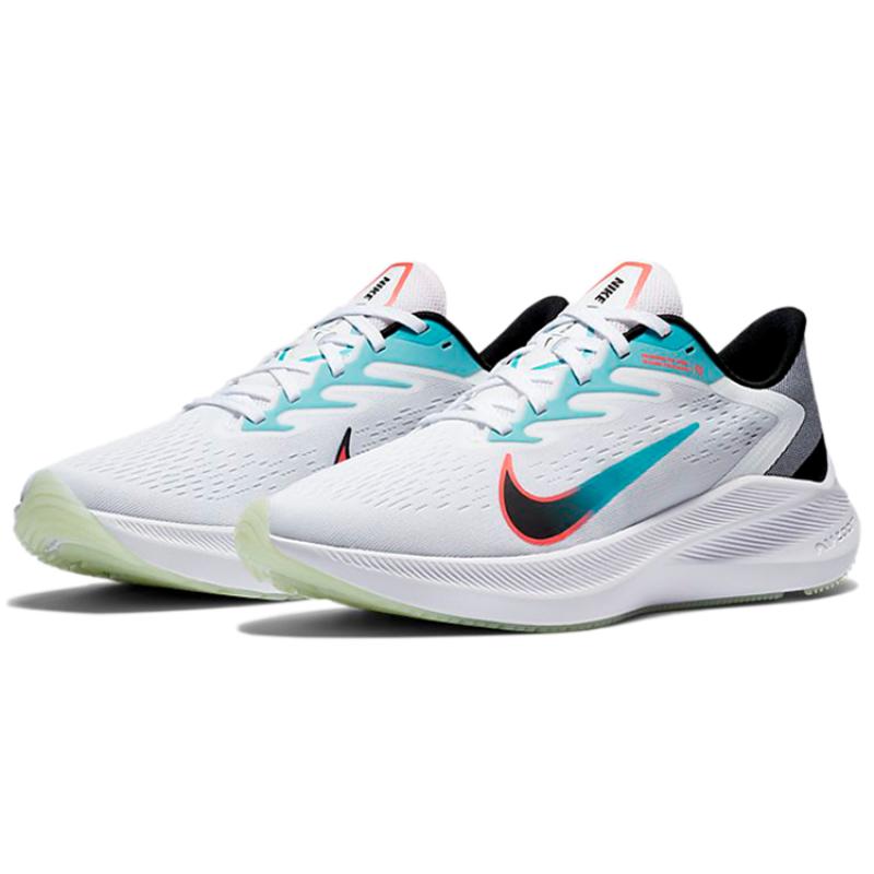 Nike Air Zoom Winflo 7 'Flash Crimson Aqua' Sneakers CJ0291-100