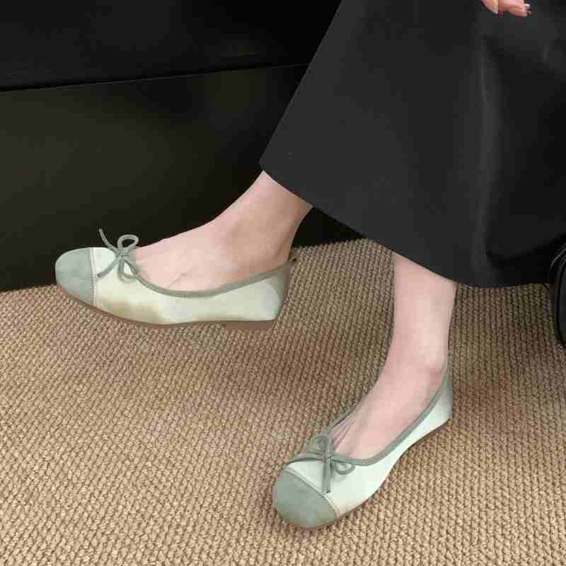 Fashion Bailamos Women Flats Fashion Round Toe Shallow Slip On Ladies Soft Ladies Mary Jane Ballerinas Flat Heel Casual Ballet Shooes