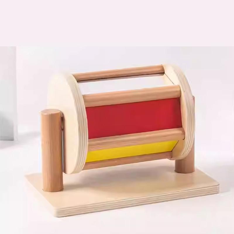 Montessori-Lehrmittel, Dreh-Regenbogen, Baby-Intelligenz, Baby-Kinderspielzeug, Montessori-Spielzeug für die Früherziehung