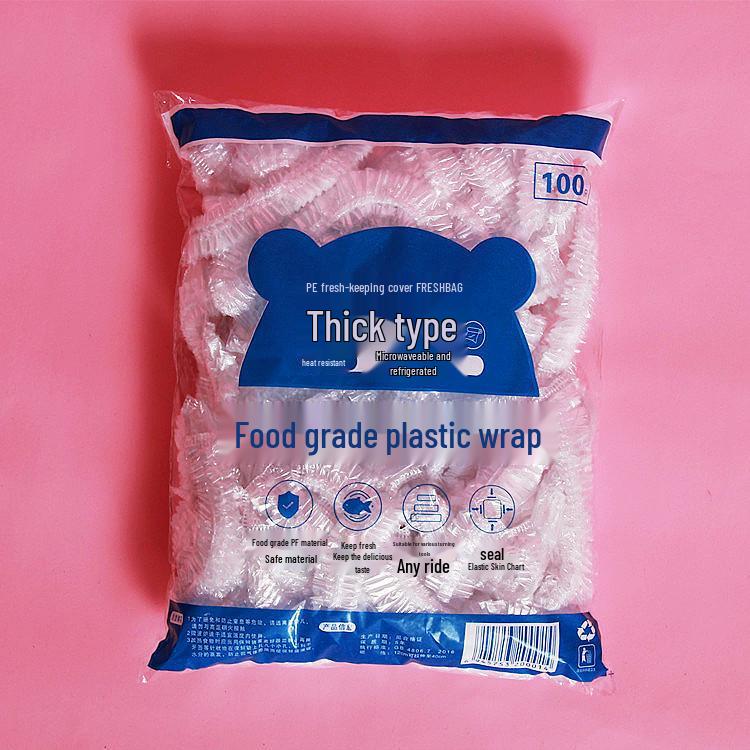 Multipurpose Disposable PE Cling Film Bowl Covers - Anti-Odor & Dustproof