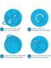 15PCS/Sheet 3 Types Callus Cushions Shoes Heel Pad Foam Round Toe Foot Corn Bunion Protectors Pads