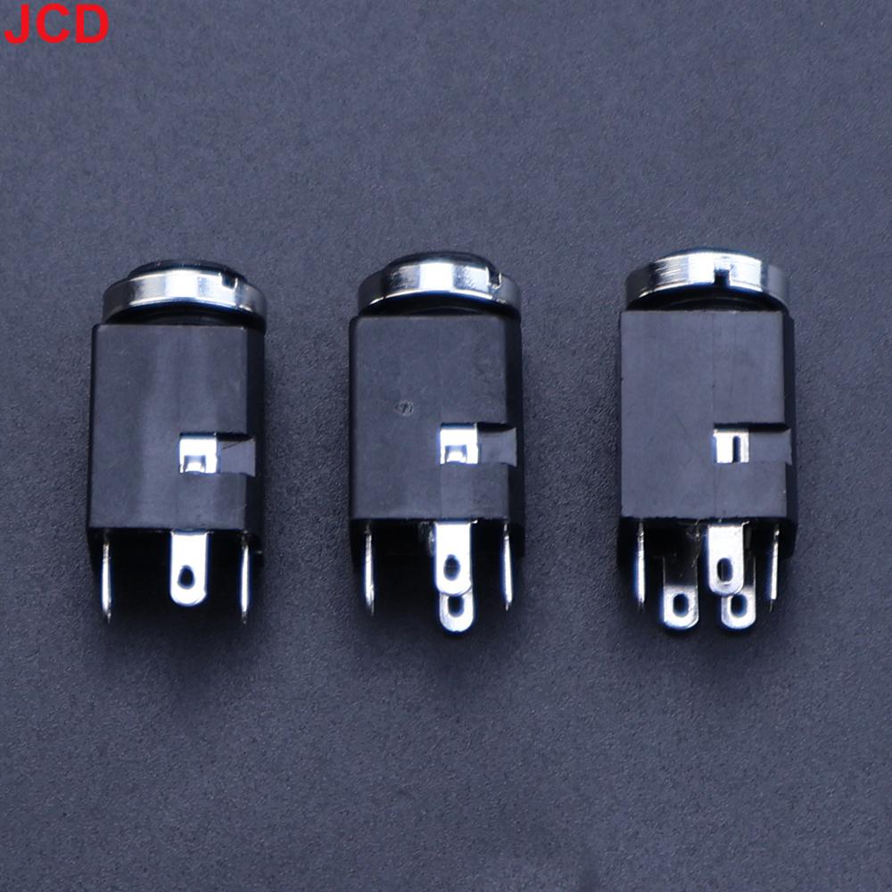 JCD 10pcs 3.5mm 3/4/5 Pin Vertical Socket Female Socket Jack with Screw 3.5 Audio Headphone Connector PJ-341 Earphone Hole