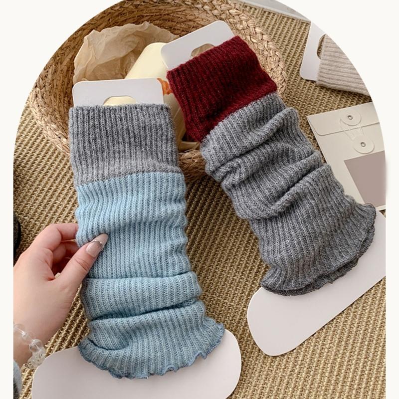 Children's Sweet Leg Warmer Cosy Knitting Fabric Breathable & Stackable for Baby Girls 3 to 13 Year Socks Sleeve
