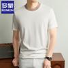 Luomeng Men's Summer Casual Round Neck Short Sleeve T-Shirt