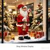 Musical Electric Santa Claus Figurine Christmas Window Decor