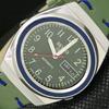 POUŽITÉ VINTAGE HODINKY SEIKO 5 AUTOMATIC 7009A JAPONSKÉ PÁNSKÉ HODINKY D/D ZELENÉ 621b-a413501-2 SKU621b-a413501