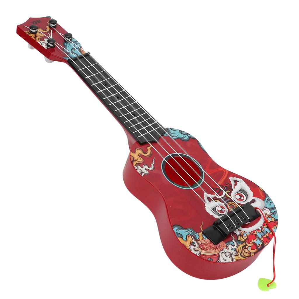 Kids Toy Ukulele Mini Plastic Guitar Musical Instrument for Preschool Children GiftRed
