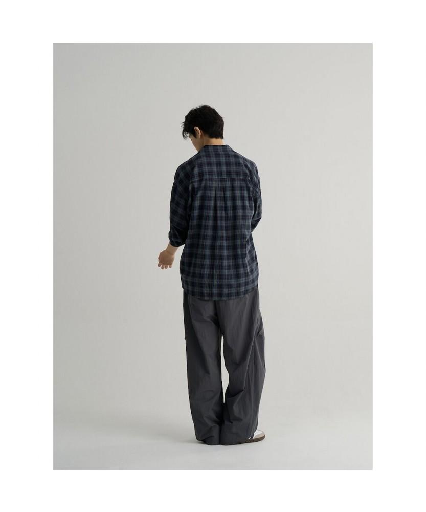 8SECONDS Nylon Wide Balloon Elastic Waist Pants Ash