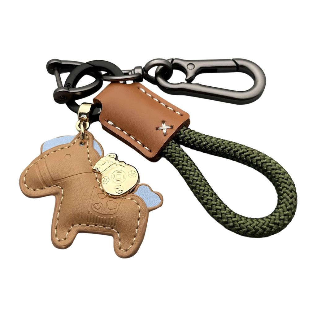 Stylish Personalized Key Accessory for Car Keys Made of PU Leather Waterproof Compact Design for Adults and Fashion Enthusiasts