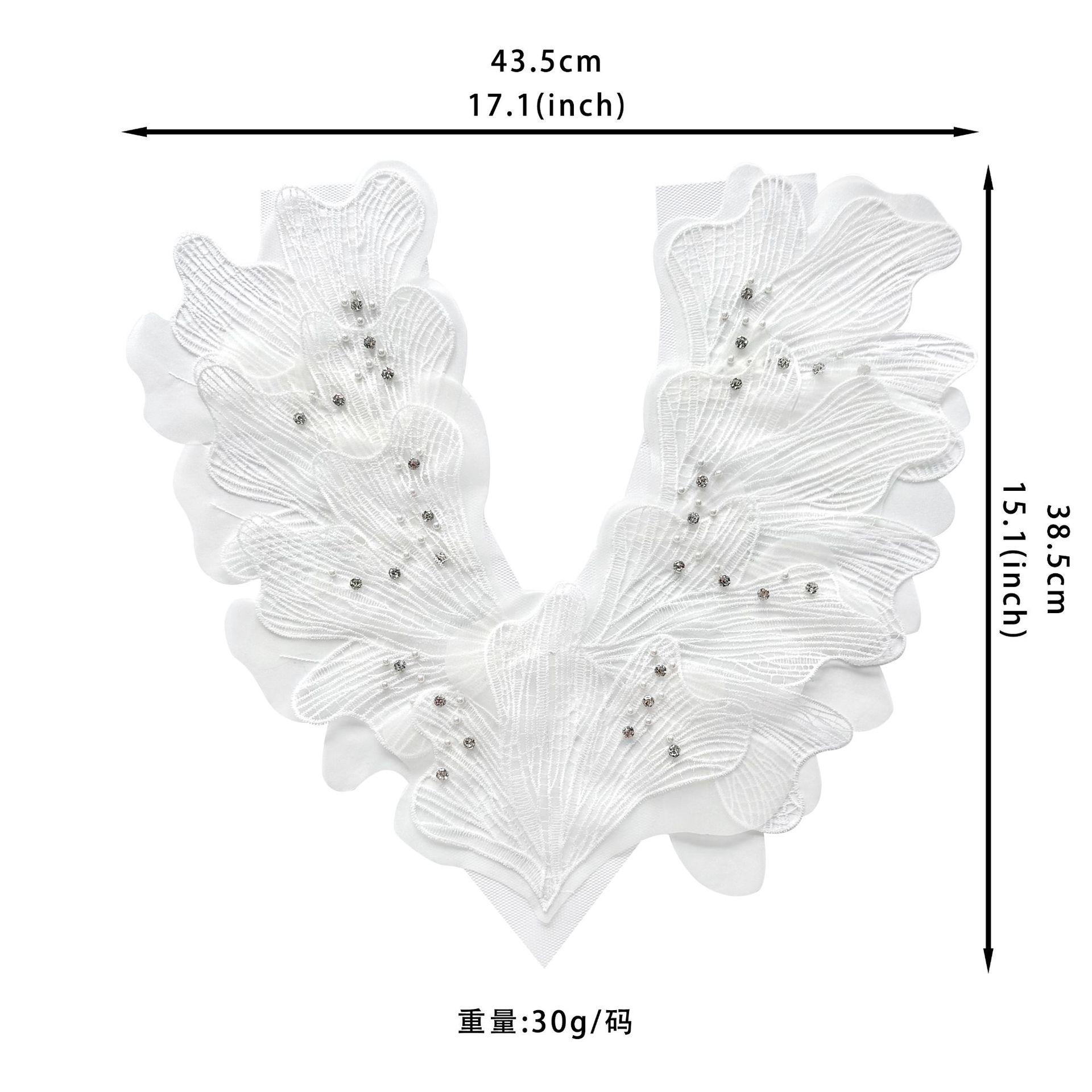 

Изысканная органза, насадка для маникюрного аппарата, ажурная сетка, передний воротник, тканевая наклейка, одежда, платье, свадебное украшение, тканевая наклейка, аксессуары X3425 apricot
