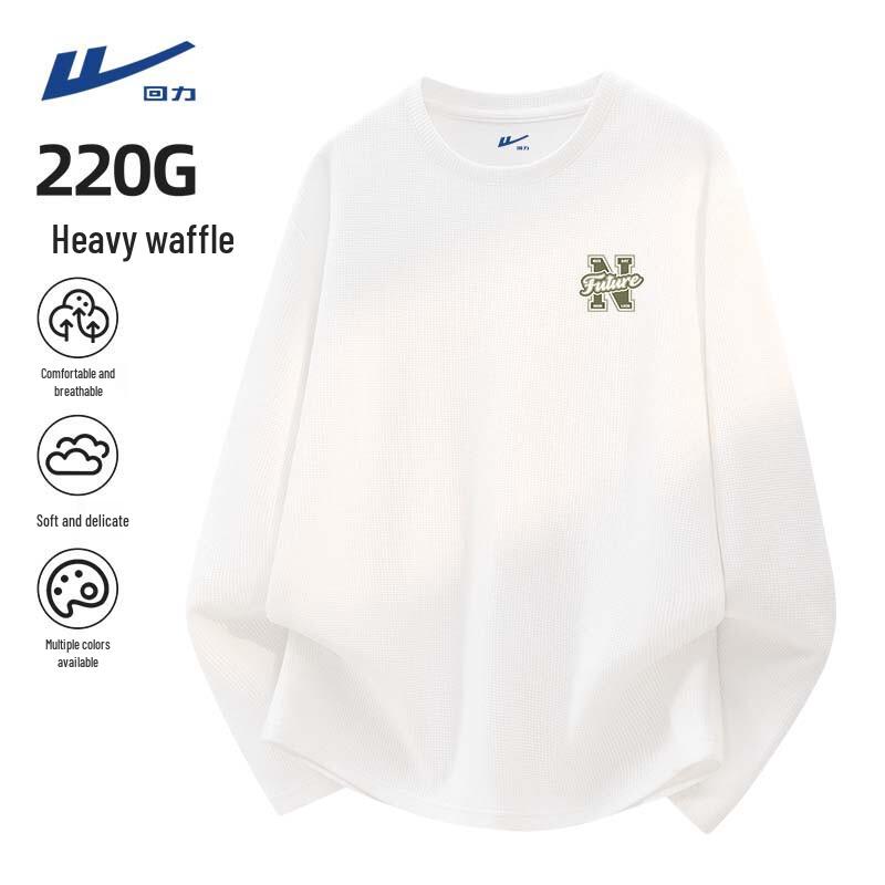 Warrior Men s Heavyweight Waffle Knit Long Sleeve T-shirt L