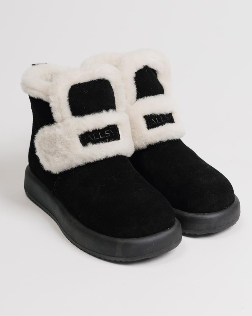 Women's Uggs Allsy 85913 36 Black Suede Wool