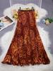 Japanese-Korean Chiffon Pleated High Waist Skirt - Comfortable, Casual, Slimming, Wide Hem Long Skirt