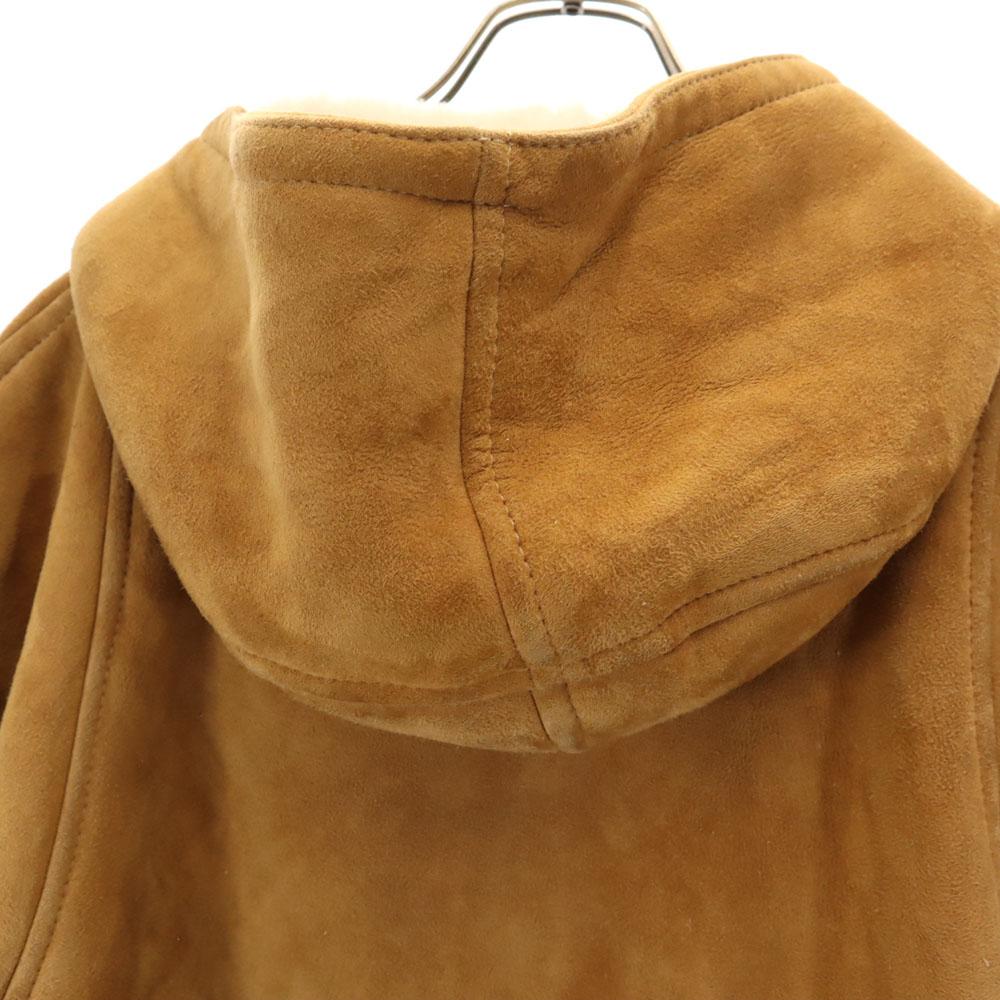Shearling 80er Vintage Mouton Mantel 46 Braun Damen Gebraucht