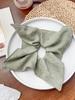 Large French Fahion Women Mesh Scrunchie Hair Ties,Embroidery Flower Hair Bands Cute Hair Rope Ponytail Holder Hair Accessories