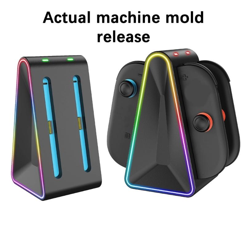 4 in 1 Fast Charging Dock for Game Controller Accessories Magnetic Charging Stand Station Charging Dock Replacement