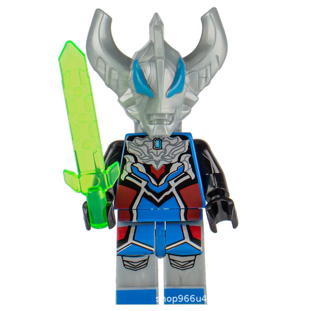 Ninja Warrior Superhero Doll With Weapon Single Building Block Assembly Toy