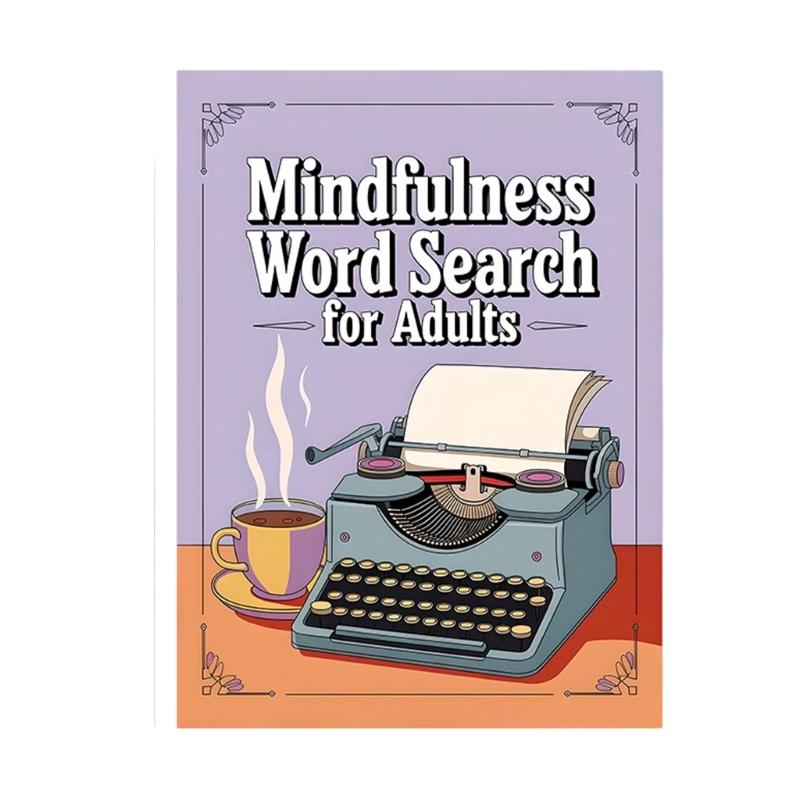Рабочая тетрадь с заданиями «Поиск слов» Книга-головоломка из переработанных материалов Предлагает экологичное развлечение вдали от цифровых экранов