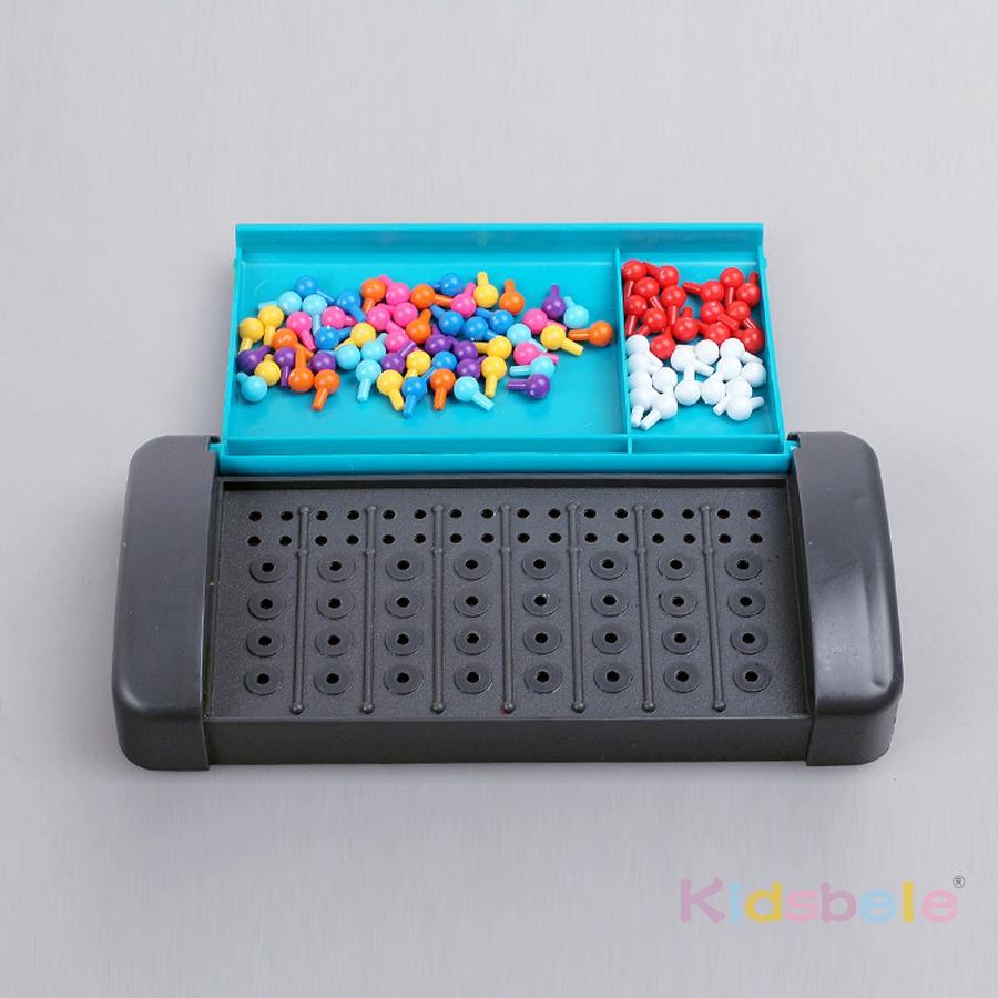 Secret Code Guessing Game, Mastermind Logic Board Game, Color Matching Brain Puzzle For Family Game Night