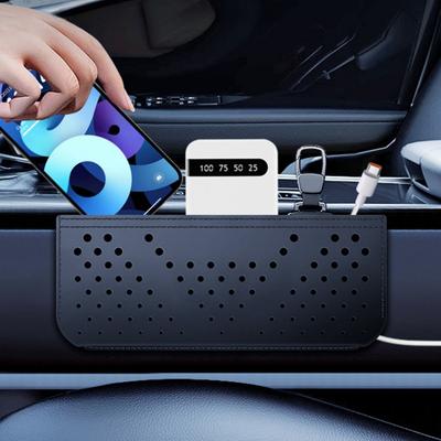 Faux Leather Car Dashboard Organizer Multifunctional Storage Pouch, Phone, Card, Key, Glasses Holder Auto Interior Accessories