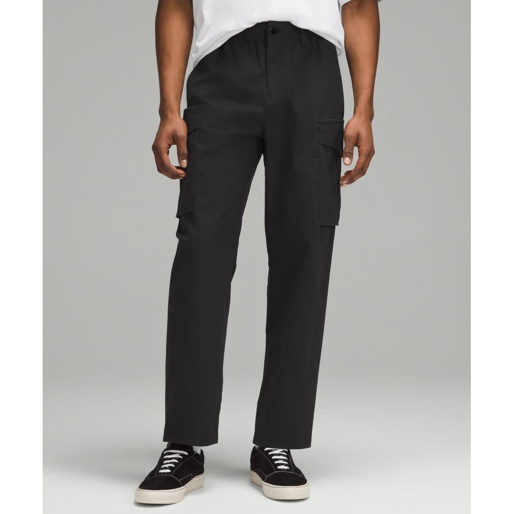 

Lululemon Stretch Cotton Versatwill Relaxed Fit Cargo Pant Black 38