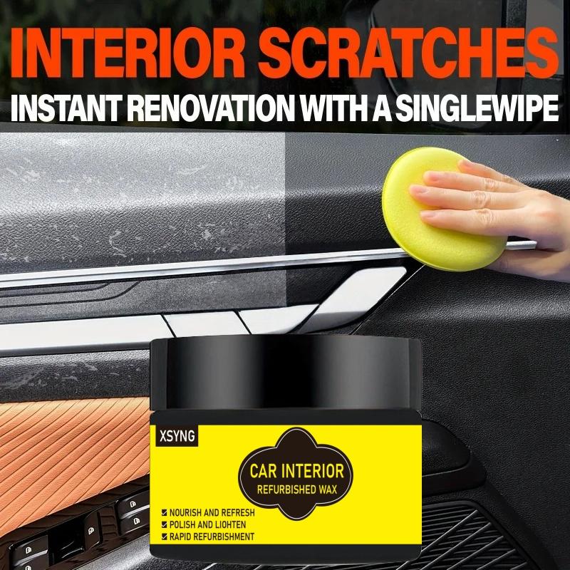 Multifunctional Automotive Interior Renovation Wax - Plastic Component Update, Interior Shining Wax, Tire Protection, Car Repair