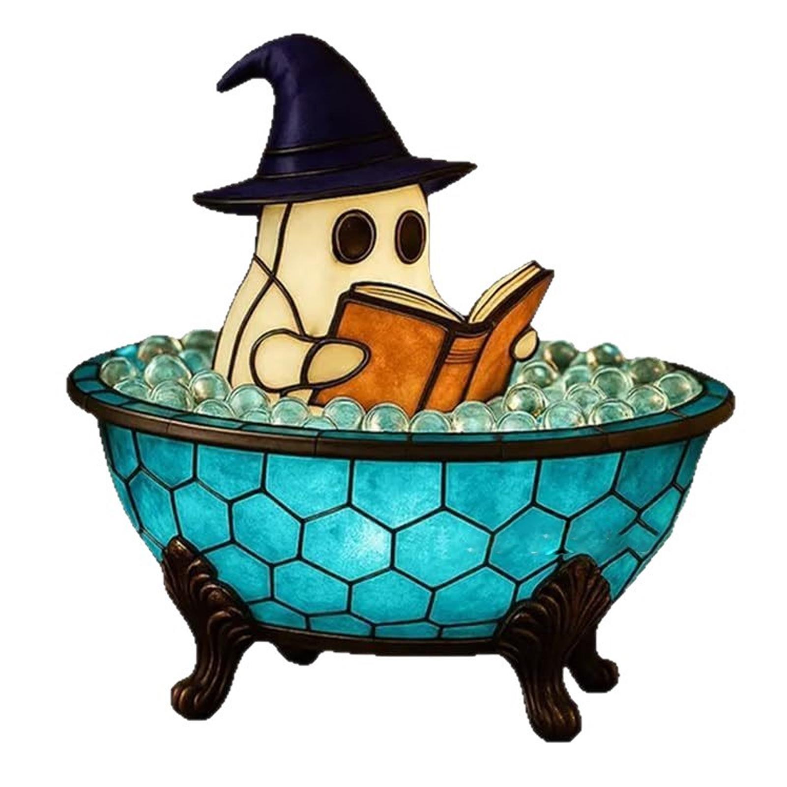 

Halloween Ghosts Light LED Illuminates Ghosts Bubble Bath Light Ren Eco friendly Halloween Decoration Gift Girls Boys