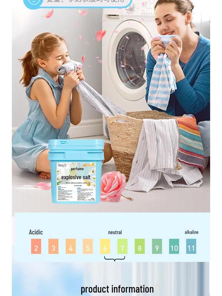 Spot Detergent: Perfume Boost, Stain & Yellow Remover, Color Renew, Bleach-Free, Fabric & Hand Protection, 5lb Bucket